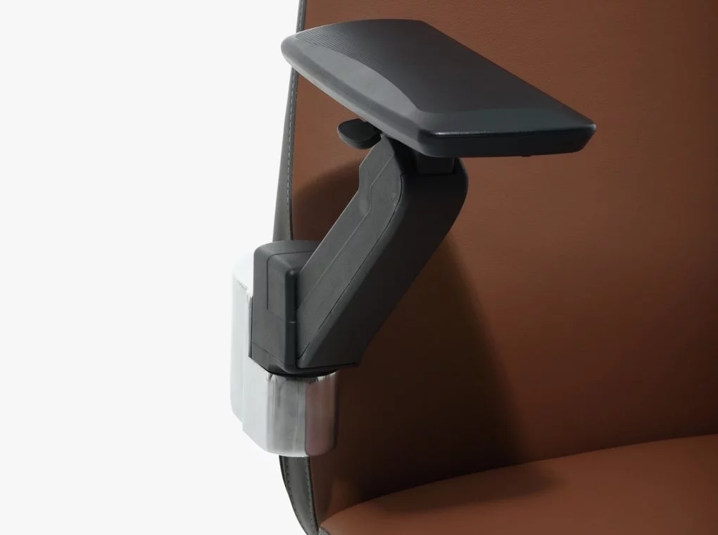 TITANIUM 201JX BARNA/SZÜRKE VALÓDI BŐR IRODASZÉK