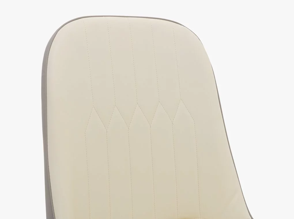 Étkezőszék Jack DC029 fehér / szürke