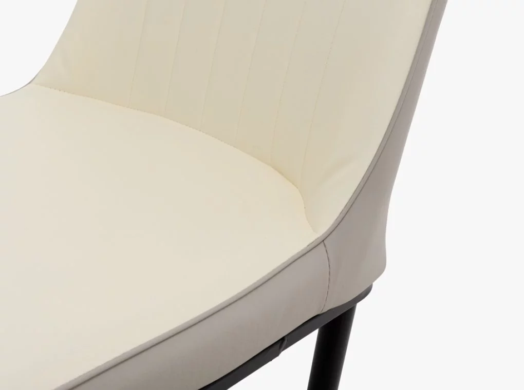 Étkezőszék Jack DC029 fehér / szürke