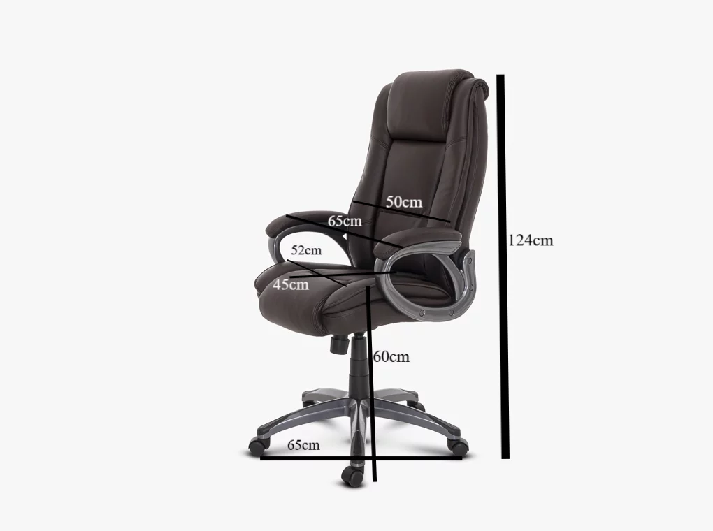 Barracuda barna irodaszék E157-1