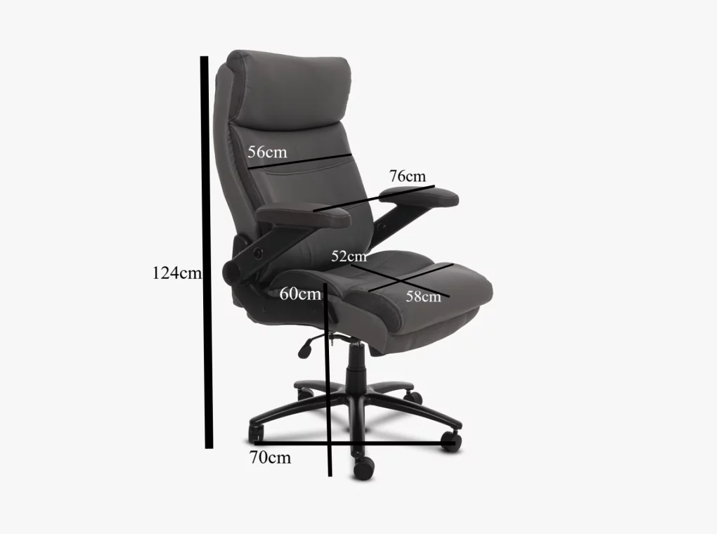 Barracuda szürke XXL irodaszék E604-2