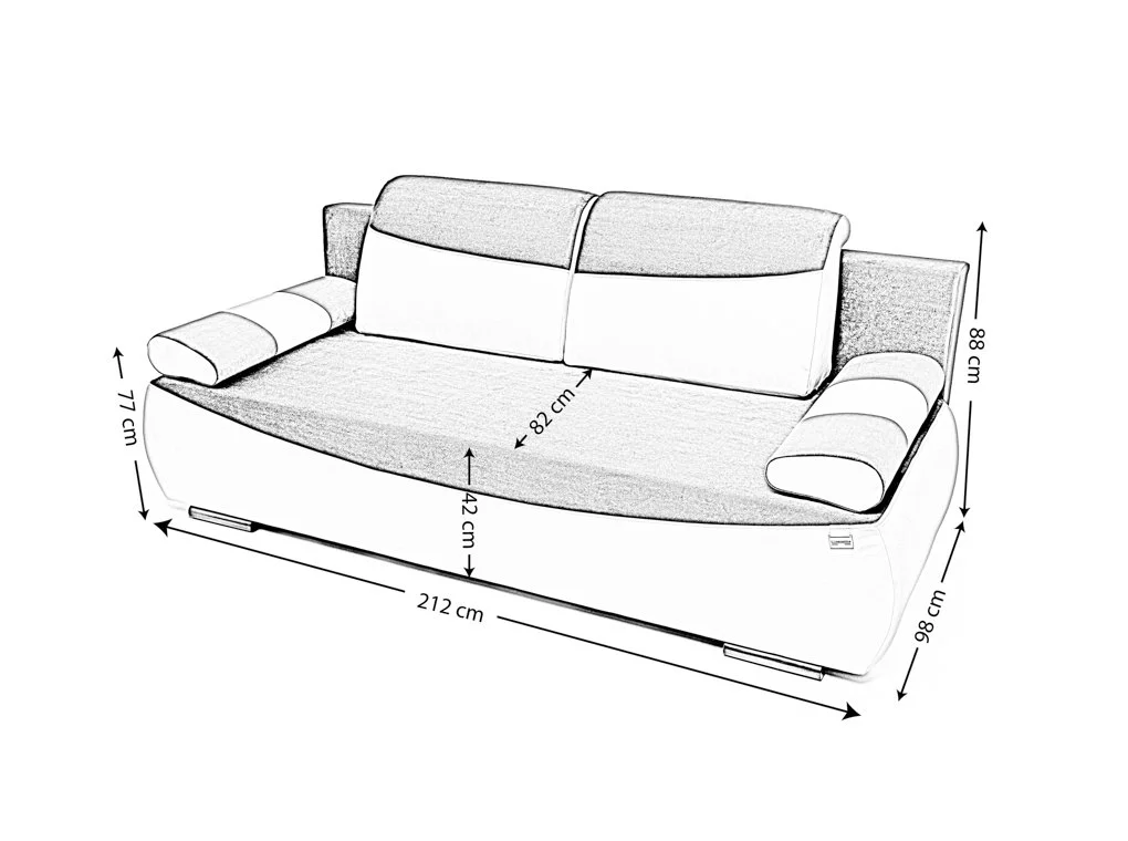 LIMA KANAPÉÁGY ÁGYNEMŰTARTÓVAL