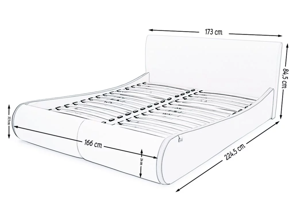 TOLEDO FRANCIAÁGY ÁGYNEMŰTARTÓVAL